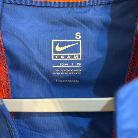 Nike womens FL Gators full zip windbreaker jacket blue/orange smalll - Picture 2 of 5